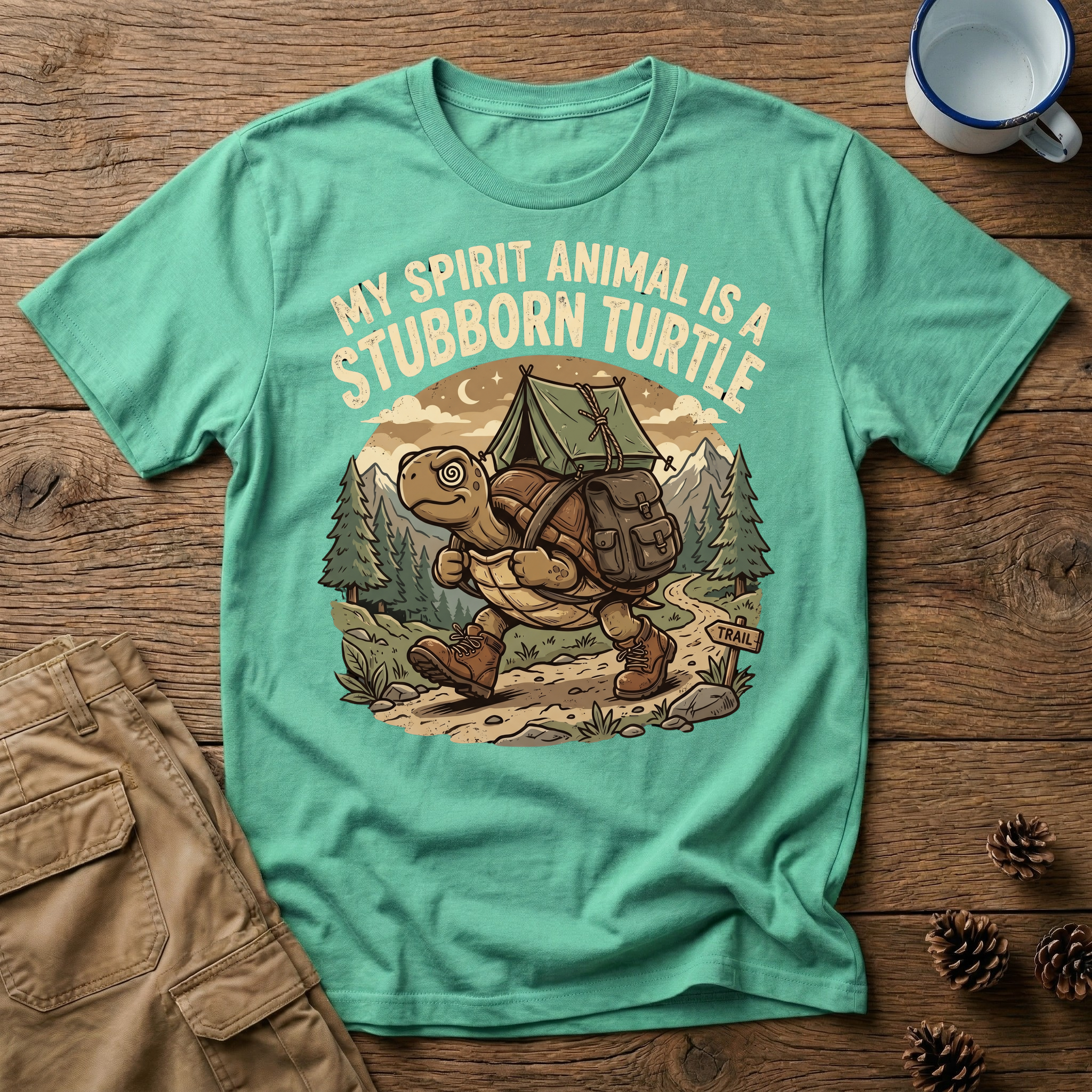 Stubborn Turtle - T-Shirt