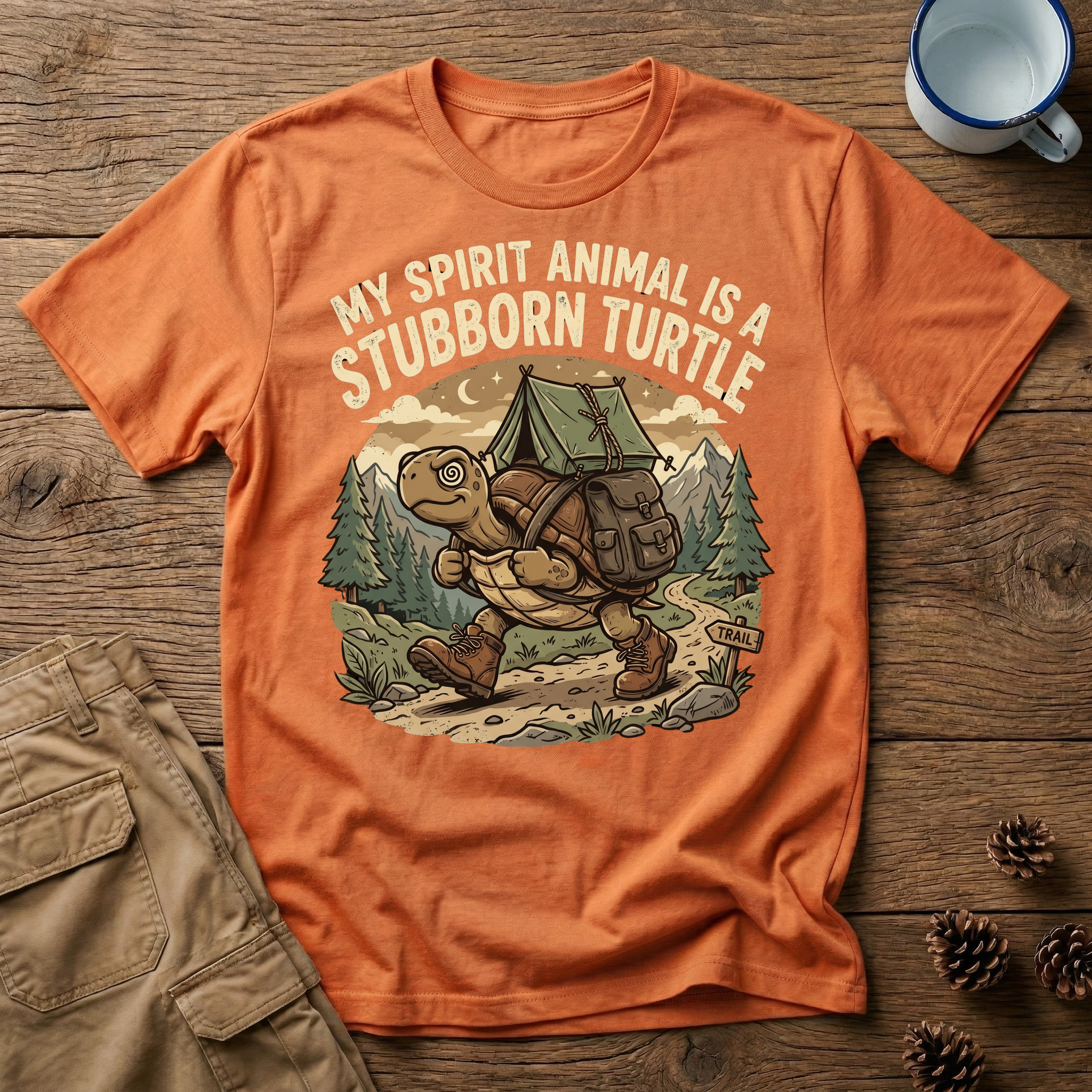 Stubborn Turtle - T-Shirt