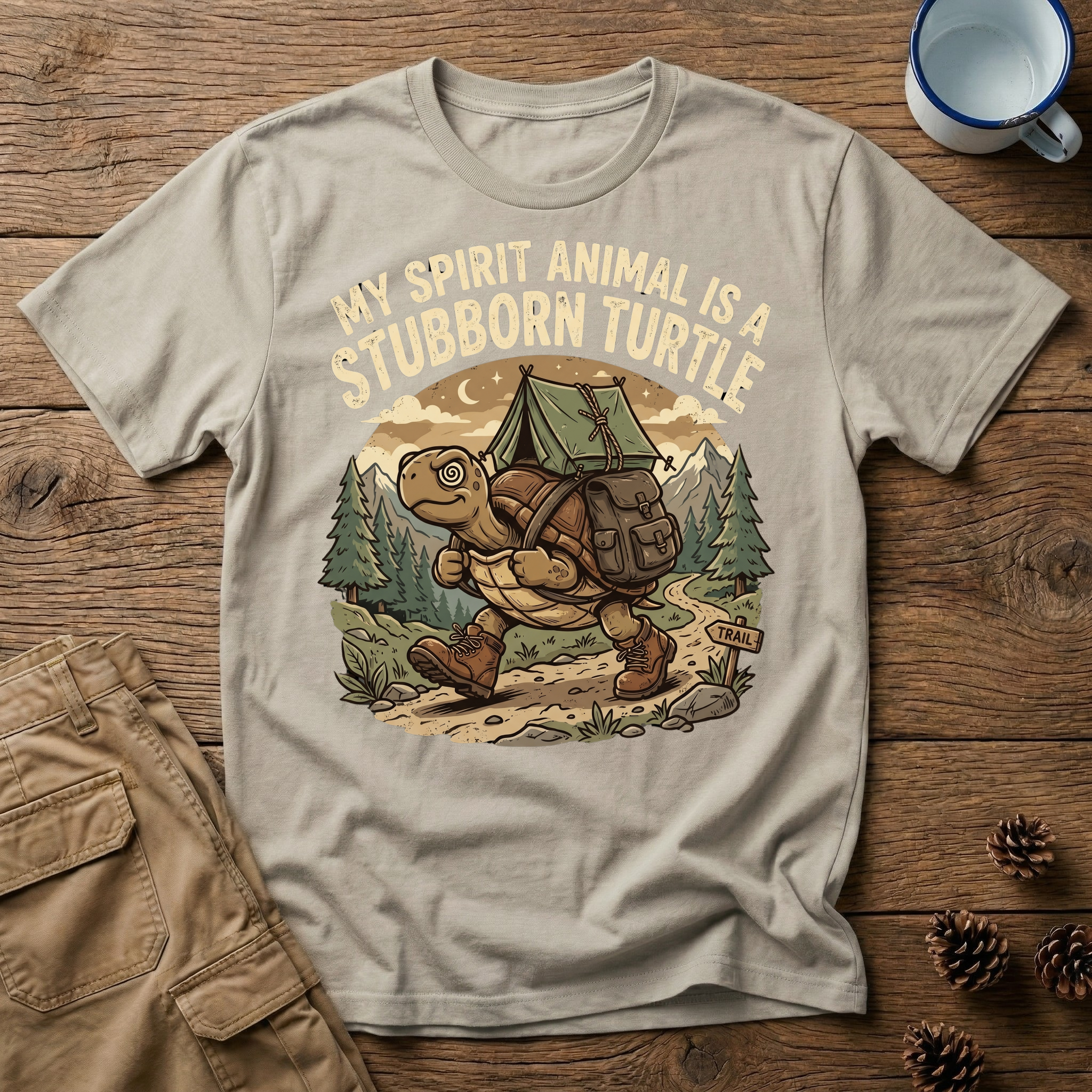 Stubborn Turtle - T-Shirt