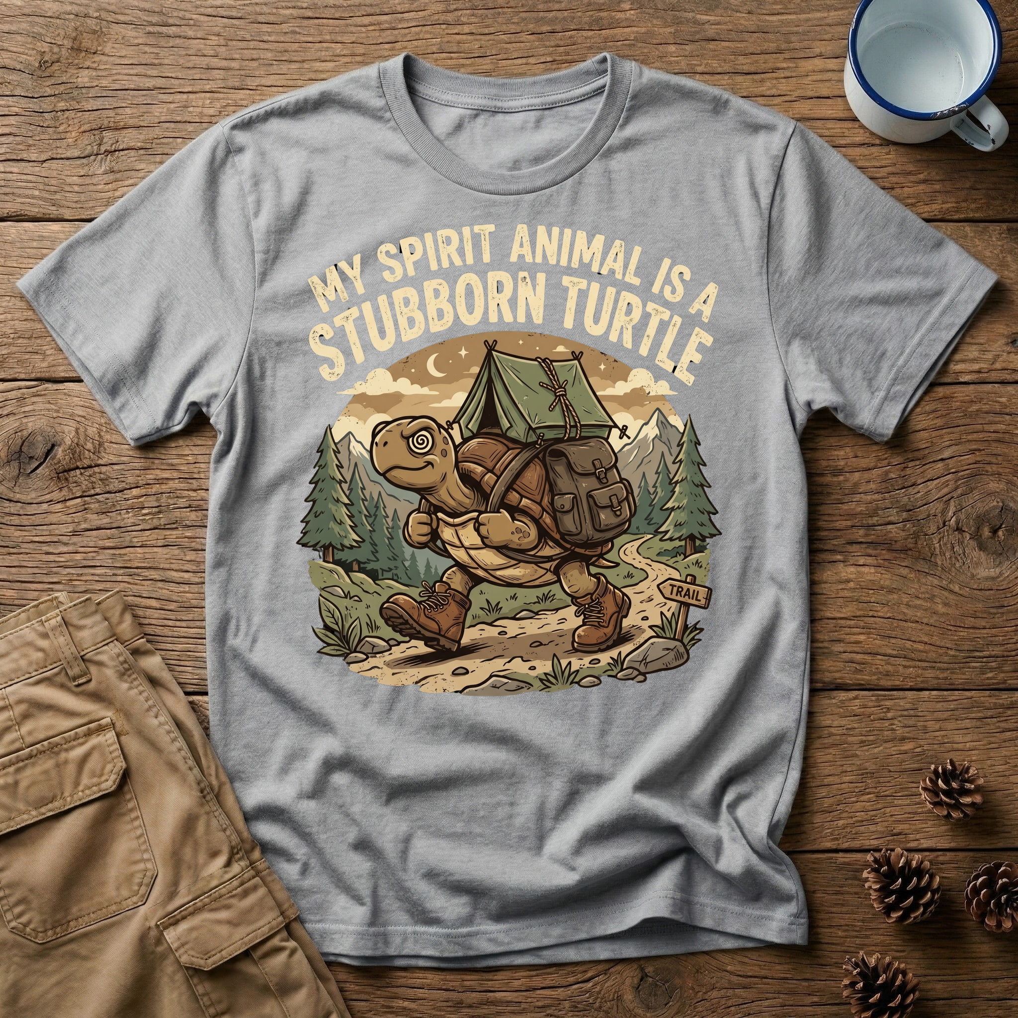 Stubborn Turtle - T-Shirt