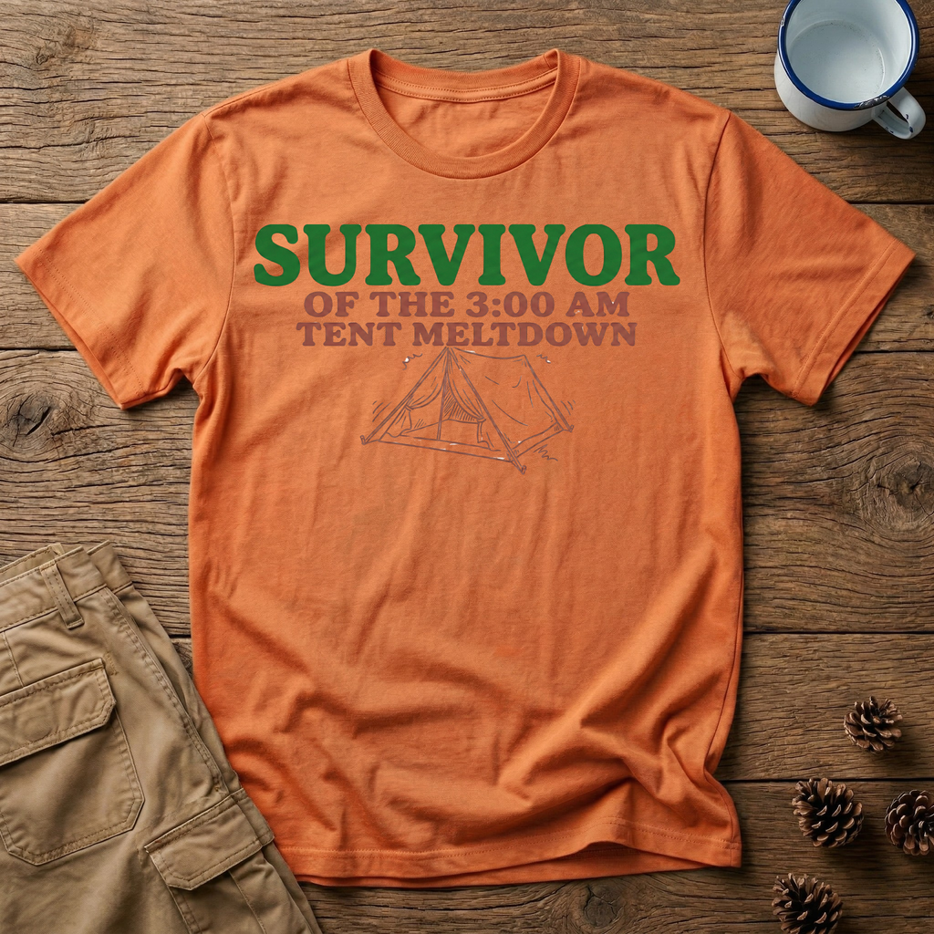 Survivor of the 3:00 AM Tent Meltdown T-Shirt