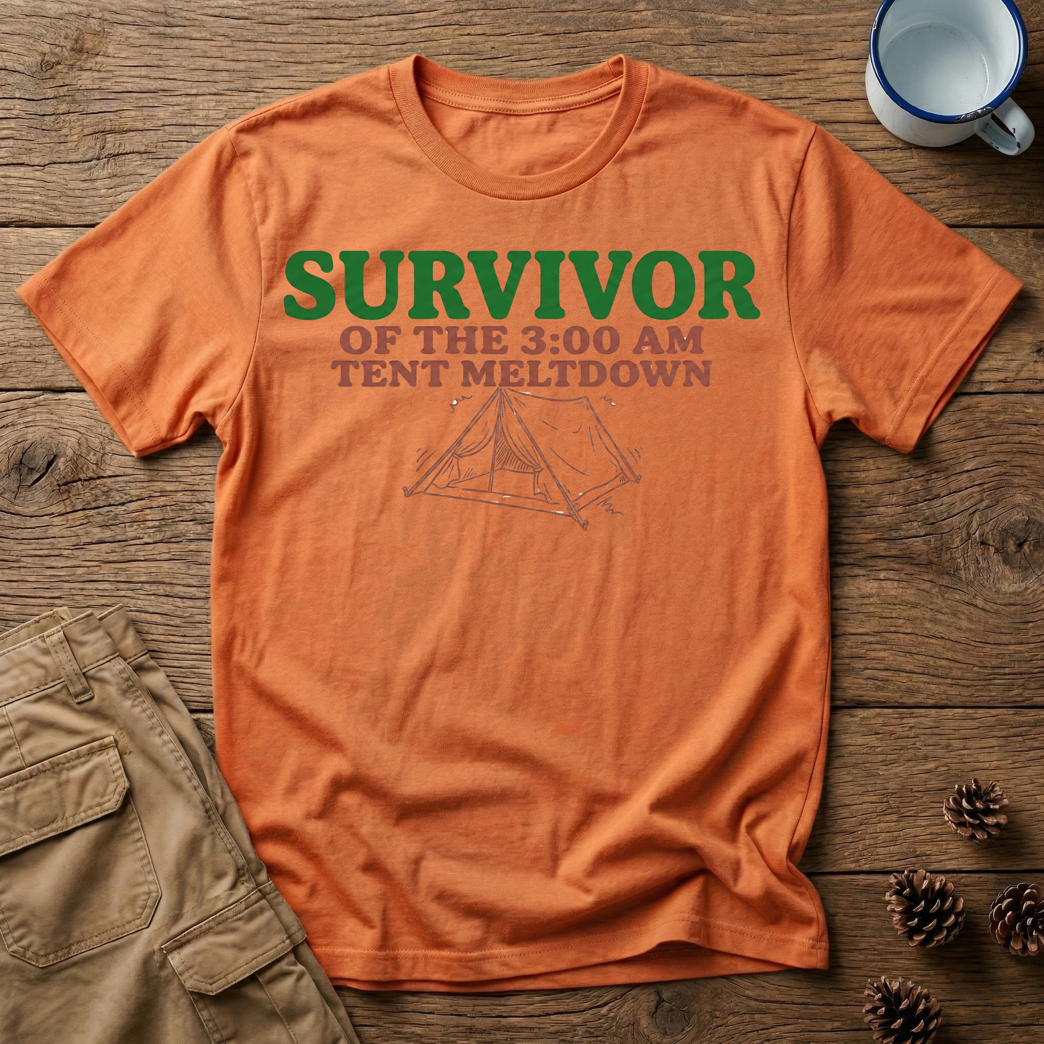 Survivor of the 3:00 AM Tent Meltdown T-Shirt