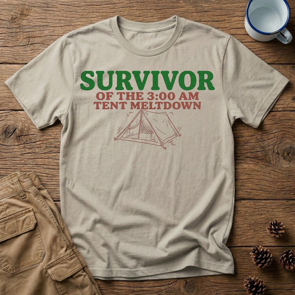 Survivor of the 3:00 AM Tent Meltdown T-Shirt