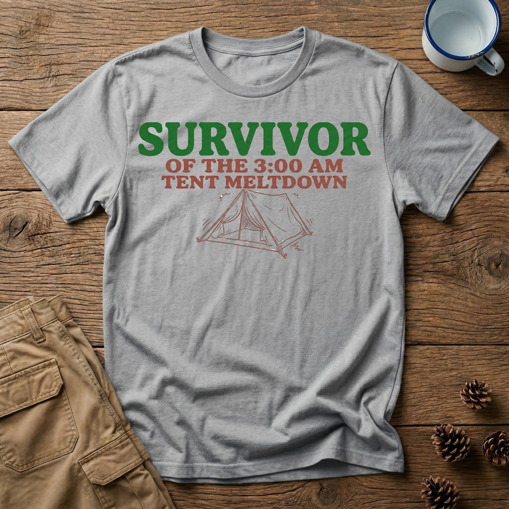 Survivor of the 3:00 AM Tent Meltdown T-Shirt