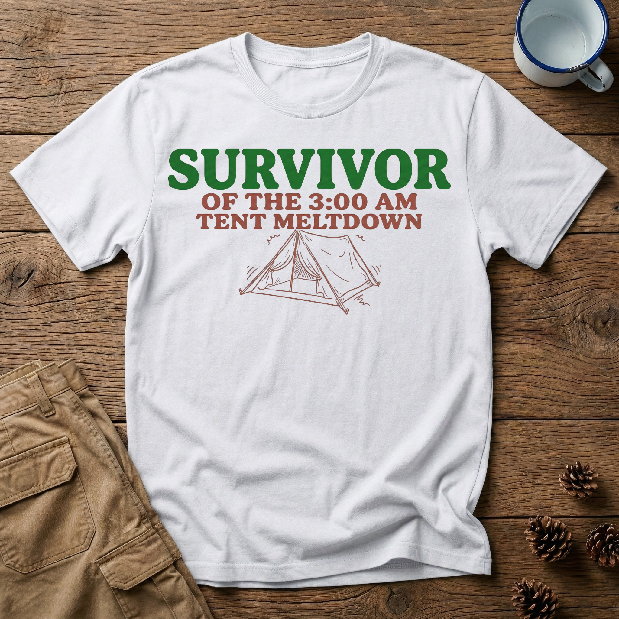 Survivor of the 3:00 AM Tent Meltdown T-Shirt