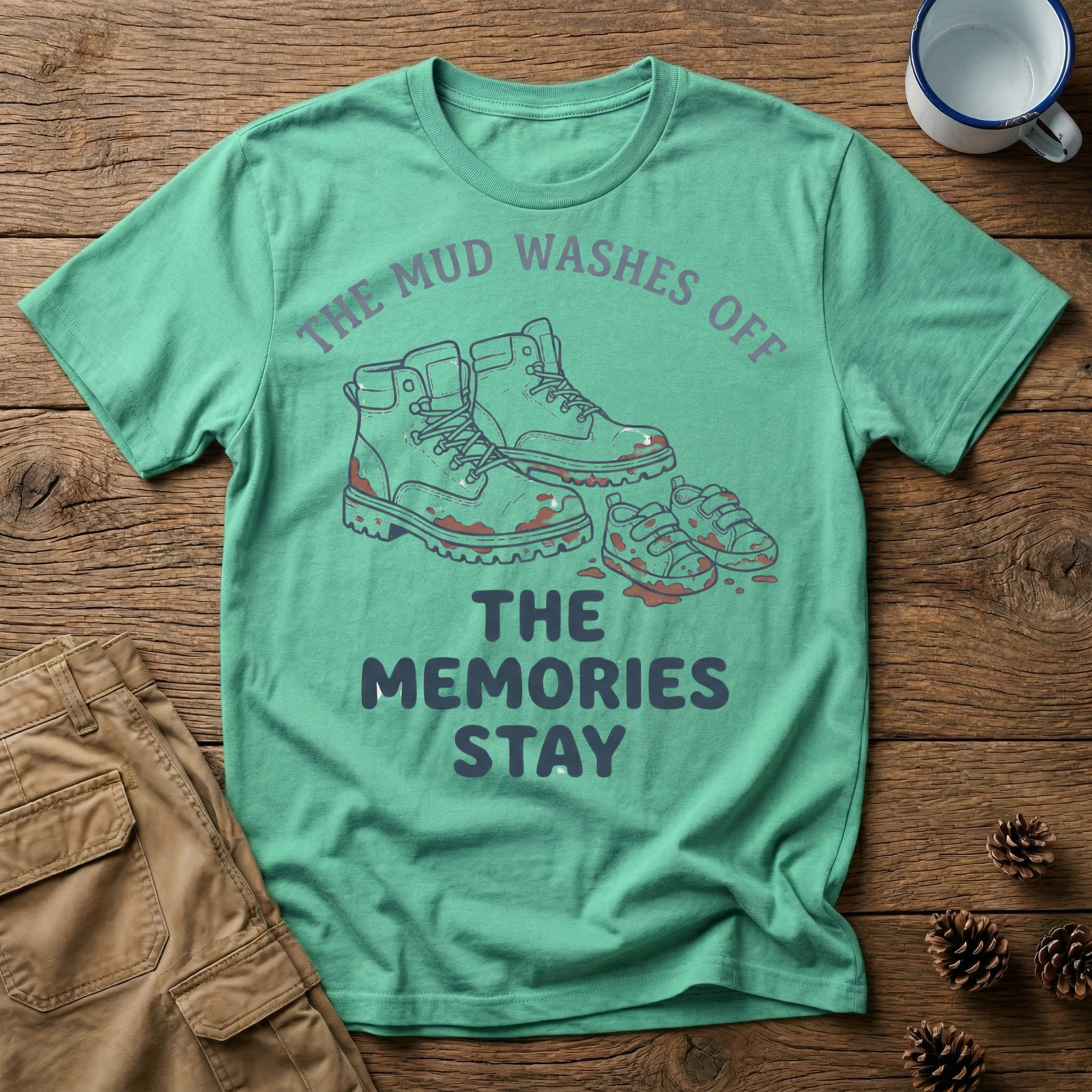 The Mud Washes Off The Memories Stay T-Shirt