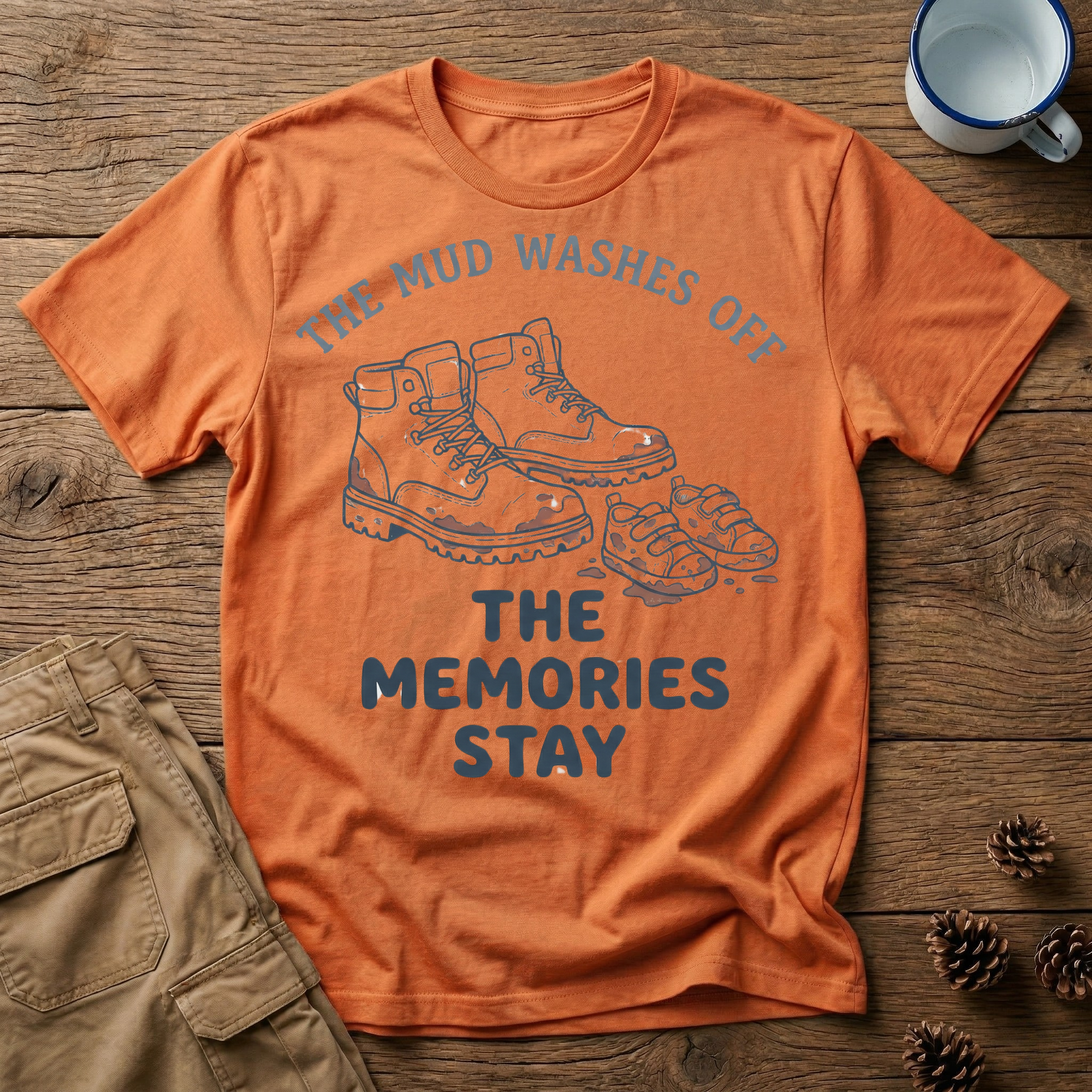 The Mud Washes Off The Memories Stay T-Shirt