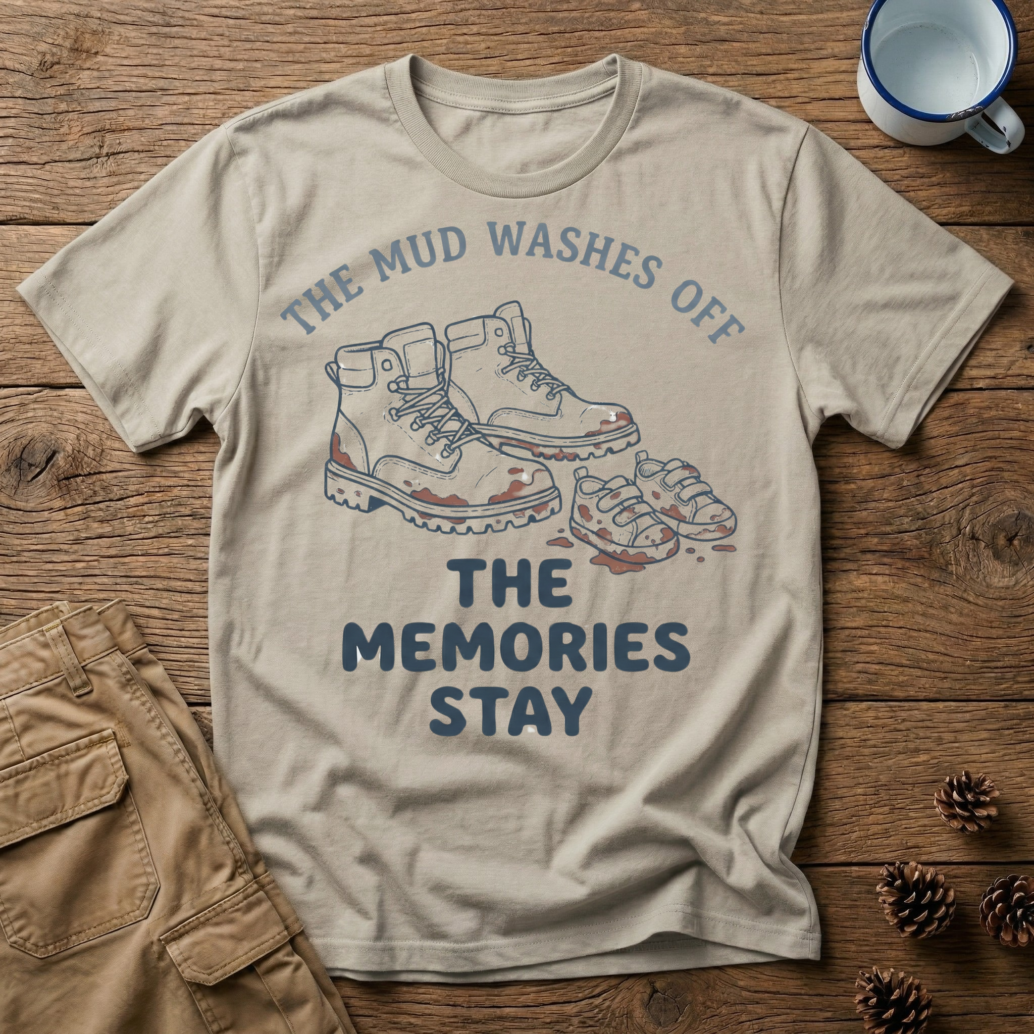 The Mud Washes Off The Memories Stay T-Shirt