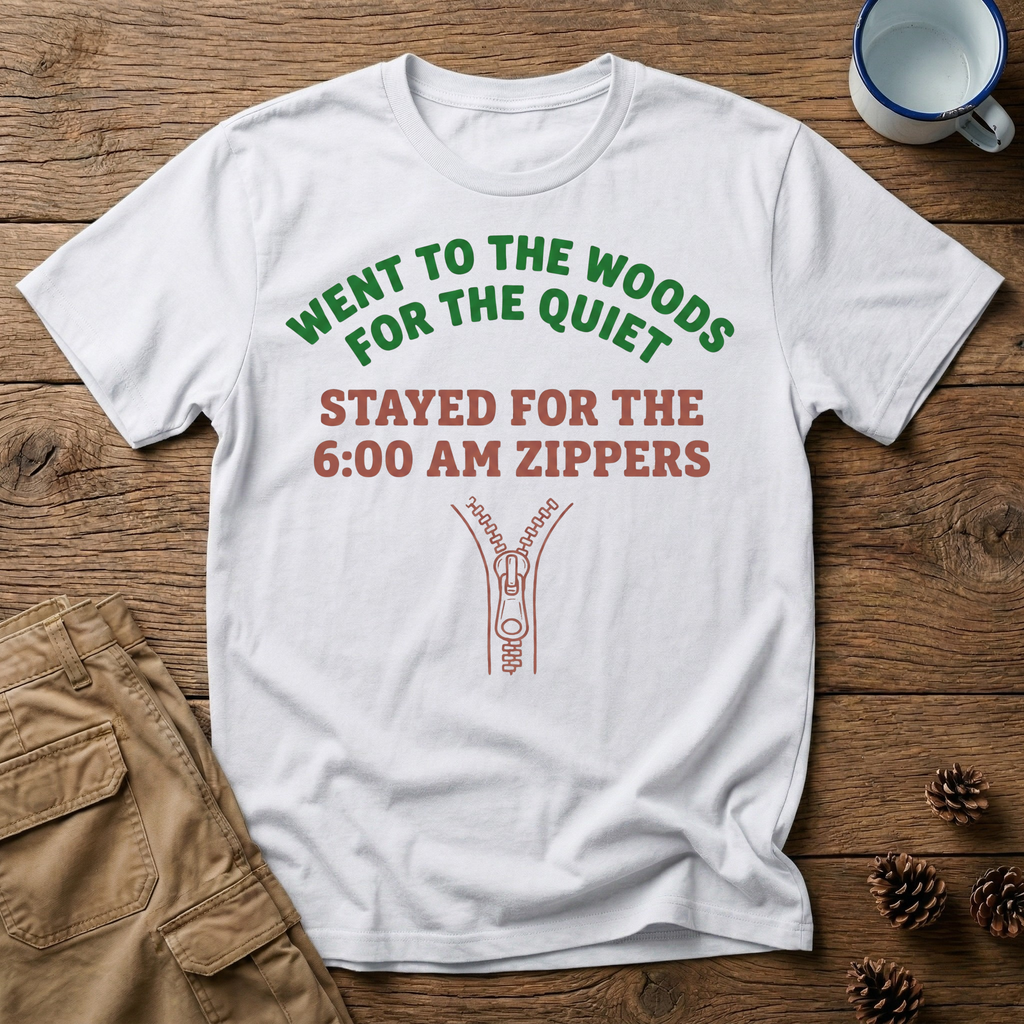 Went to the Woods for the Quiet T-Shirt